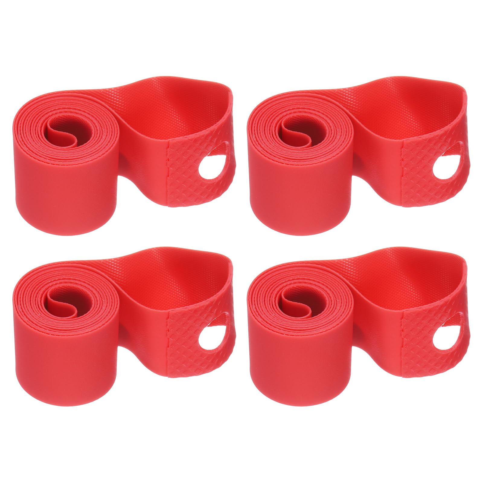sourcing map 4pcs Bicycle Rim Strip 14" x 20mm PVC Bike Tire Liner Bicycle Wheel Rim Tape Inner Tube Tape Anti-Scratched Guard Cushion Pad Protector for Road MTB Mountain Bike
