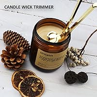 Vista 11 de 3 in 1 Candle Accessory Set, Candle Wick Trimmer Cutter, Candle Snuffer & Candle Wick Dipper for Candle Aromatherapy Lover Gift, Stainless Steel