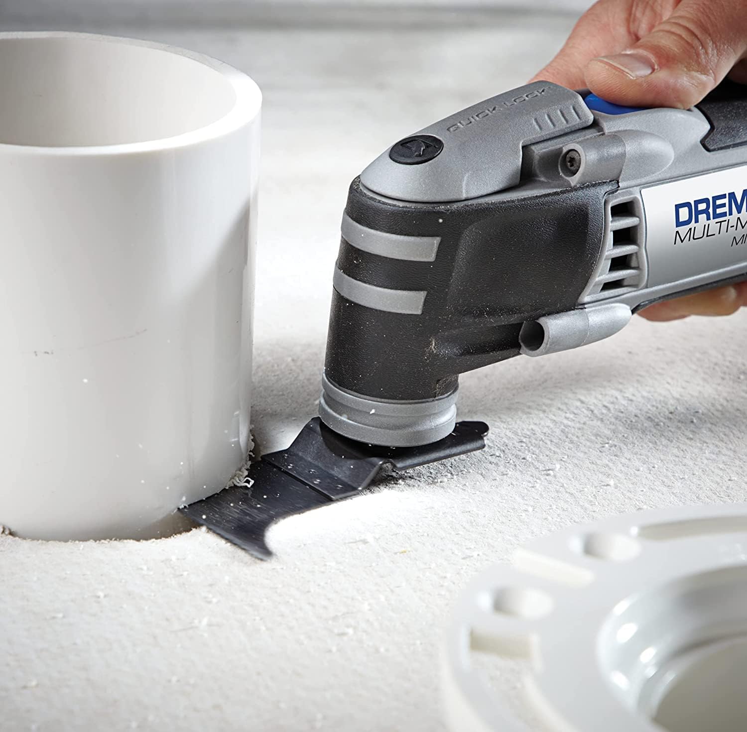 Dremel MM494 Universal Pipe Cutter Multitool Blade, Ideal for Cutting Pipe and 2X4 Lumber - Universal Quick-Fit Interface Fits Bosch, Makita, Milwaukee, and Rockwell