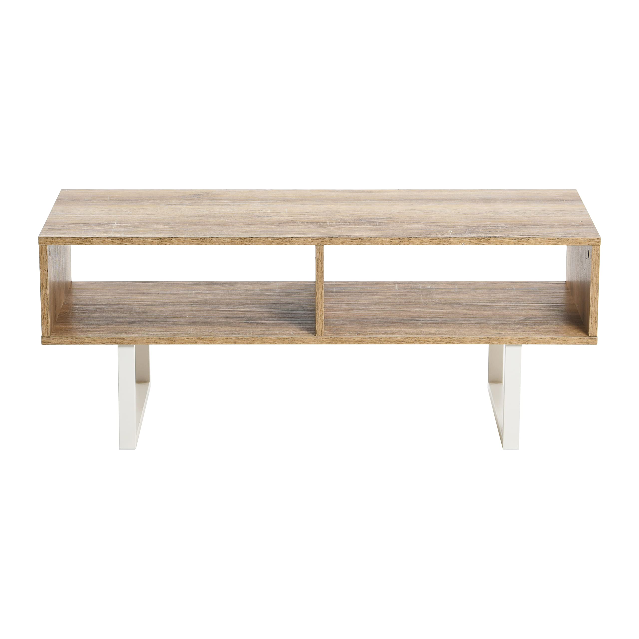 Household Essentials Coastal Oak Wood Laminate Coffee Table