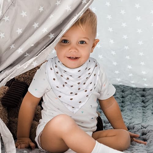 Miniatura 125 de GLLQUEN BABY Manta receptora de muselina de algodón para niño, manta para envolver a recién nacidos, transpirable y suave, mantas para bebé, doble