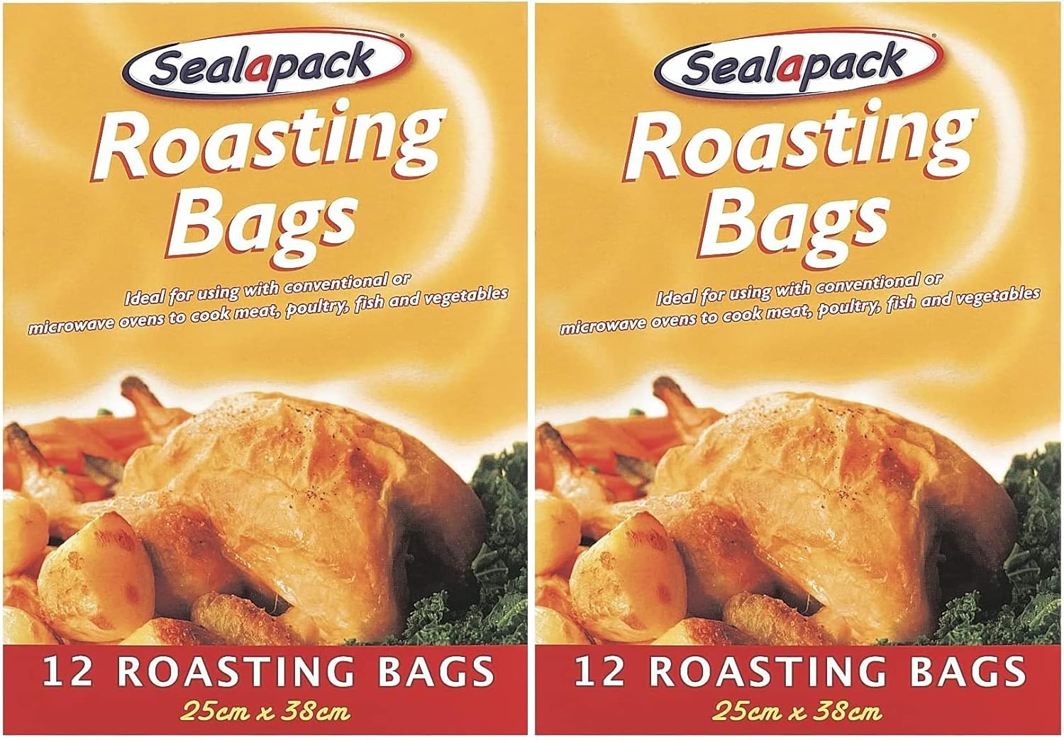 24 x Roasting Bags for Ovens and Microwaves Perfect Flavour Seal
