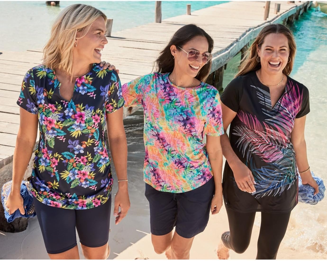 Swimsuits For All Women's Chlorine Resistant Swim Tunic (Plus