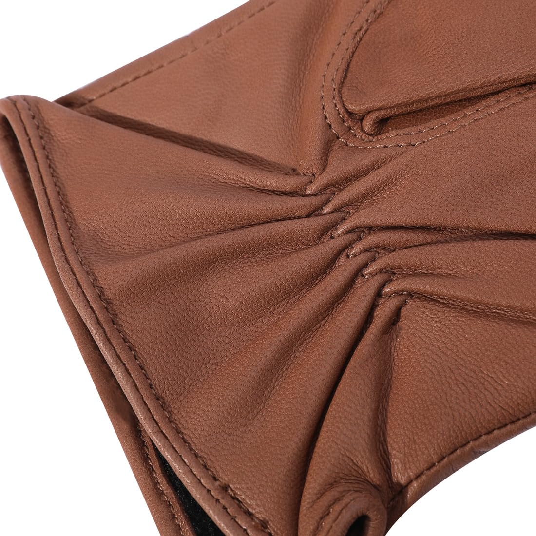 Gants en cuir pour hommes Harssidanzar en cuir de chèvre, hiver écran tactile GM040EU