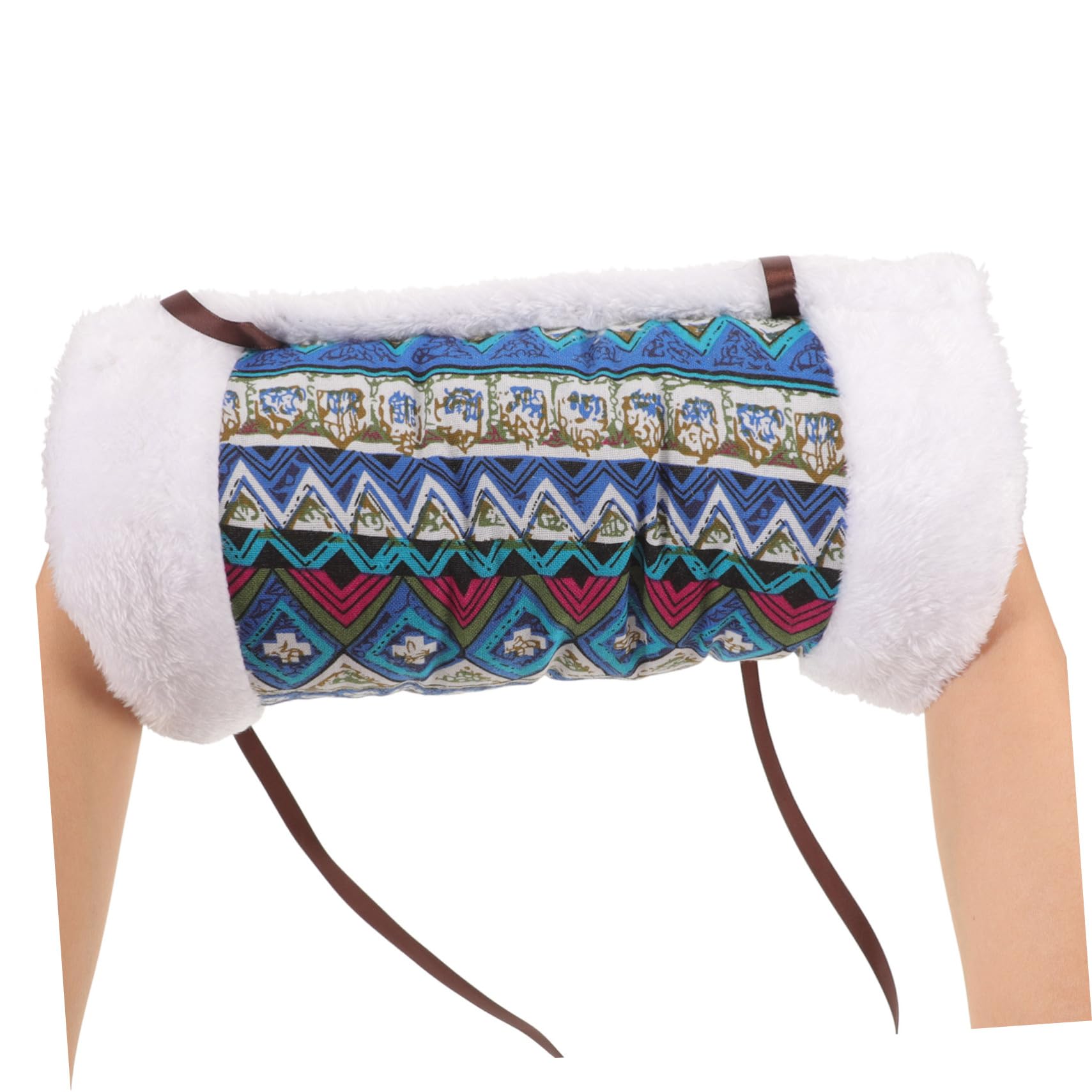 Toddmomy Handwärmer Ärmeltasche Kunstpelz Stilvoller Handmuff für Winter Waschbar und Wiederverwendbar Hochzeiten und Partys Bequemer Handschutz für Kalte
