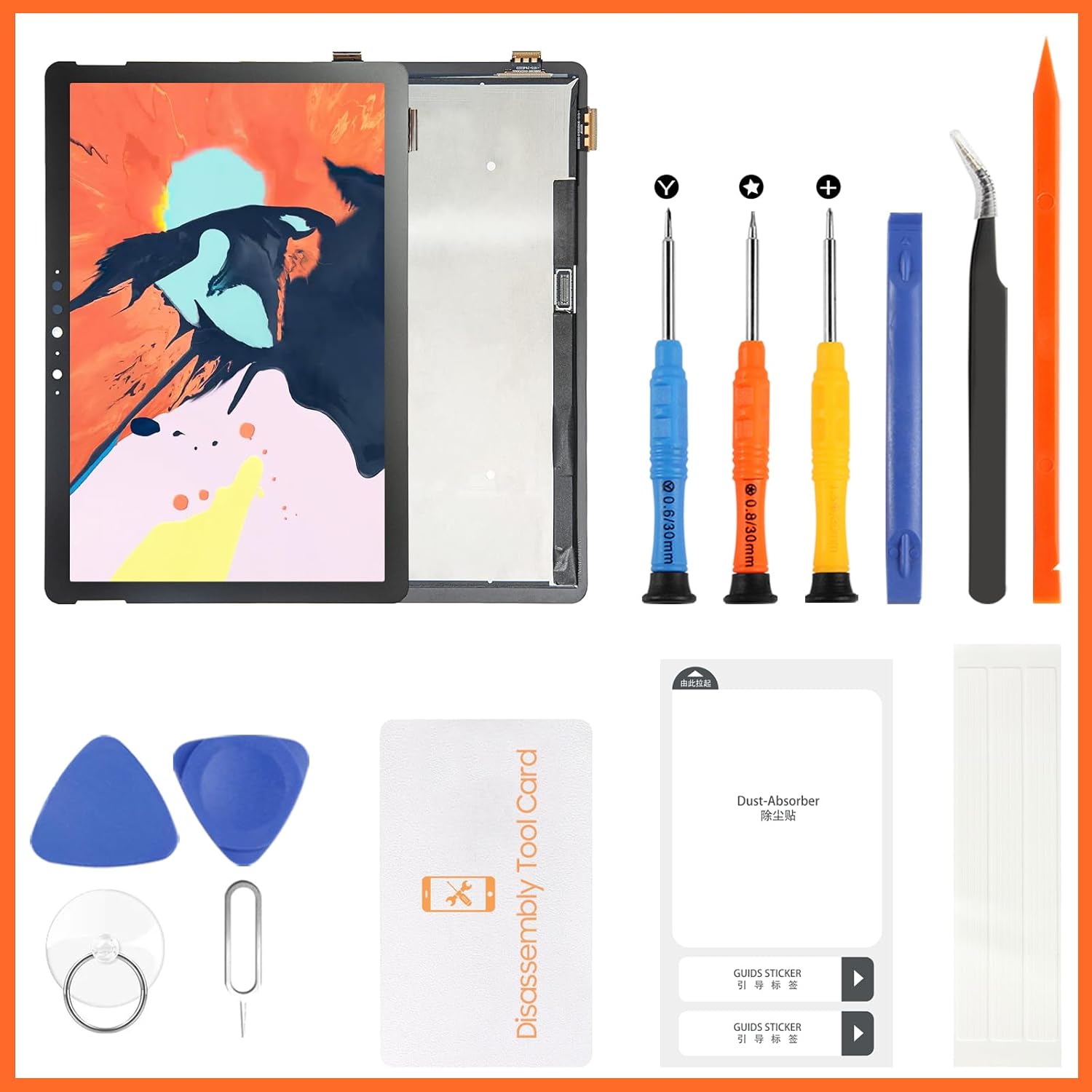 Screen Replacement for Microsoft Surface Go 3 10.5 inches 1927 1926 1901 LCD Display 2256x1504 Touch Screen Digitizer Full Assembly,with Tools