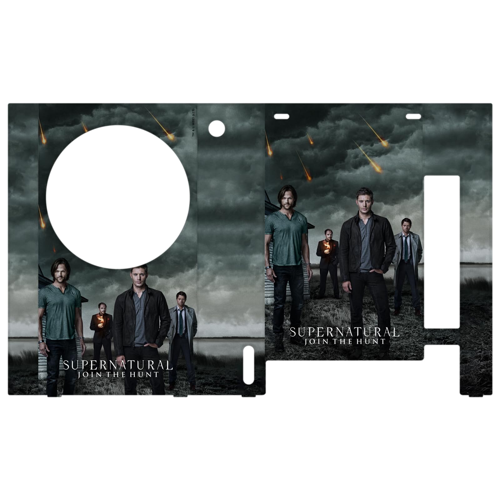 Head Case Designs Licenza Ufficiale Supernatural Sam, Dean, Castiel & Crowley Arte Chiave Console Da Gioco Wrap E Pelle Per Controller Compatibile con Xbox Series S Console & Controller Bundle