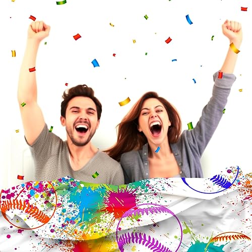 Miniatura 4 de TOHTWAG Manta de béisbol ligera acogedora para fútbol, sala de estar, dormitorio, para niños, niñas y adultos, regalos de 50 x 40 pulgadas