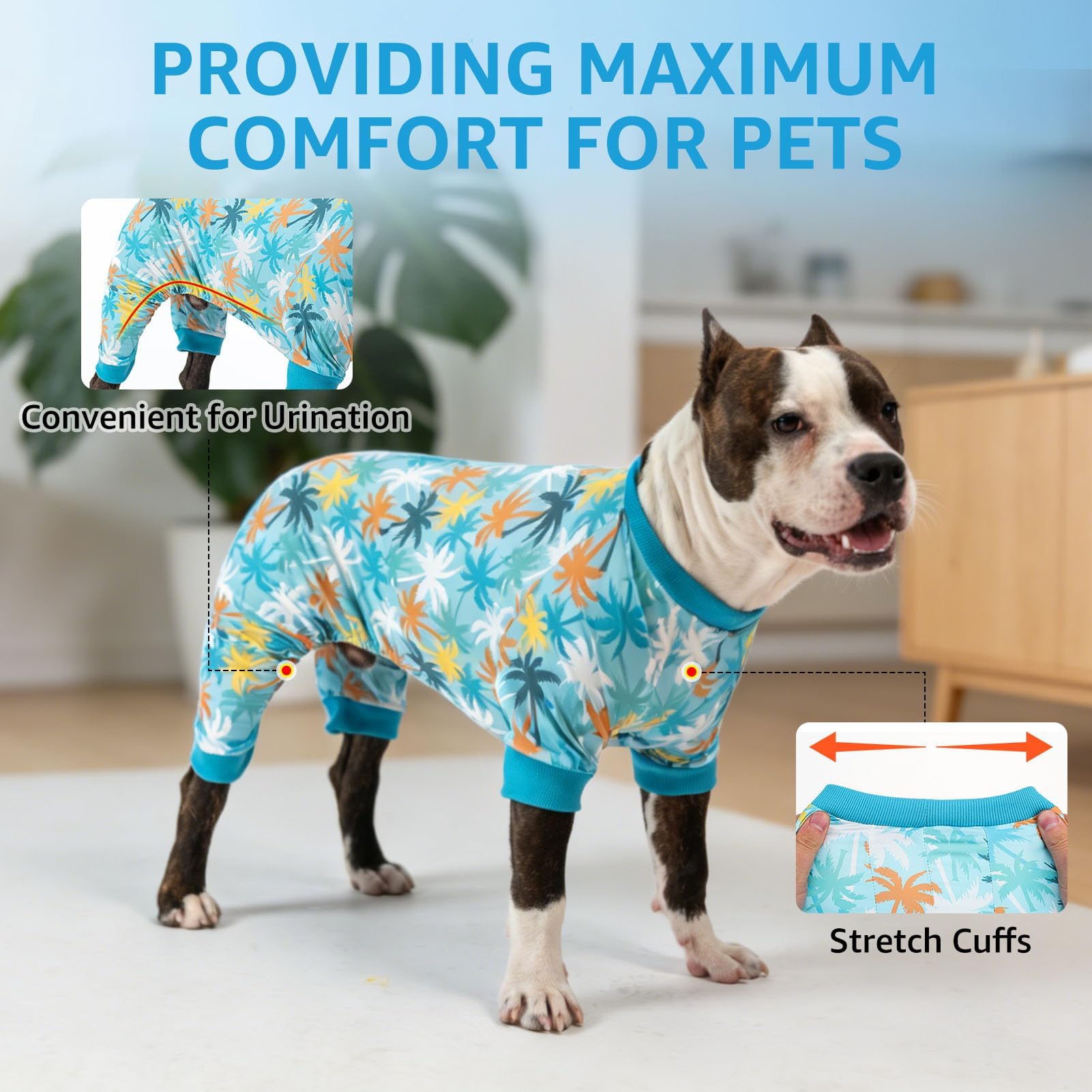 SCENEREAL Chemise de soleil pour chien, gilet rafraîchissant, séchage rapide, respirant, combinaison légère pour animal domestique, résistant à la saleté, contrôle de la perte des poils, pour chiens