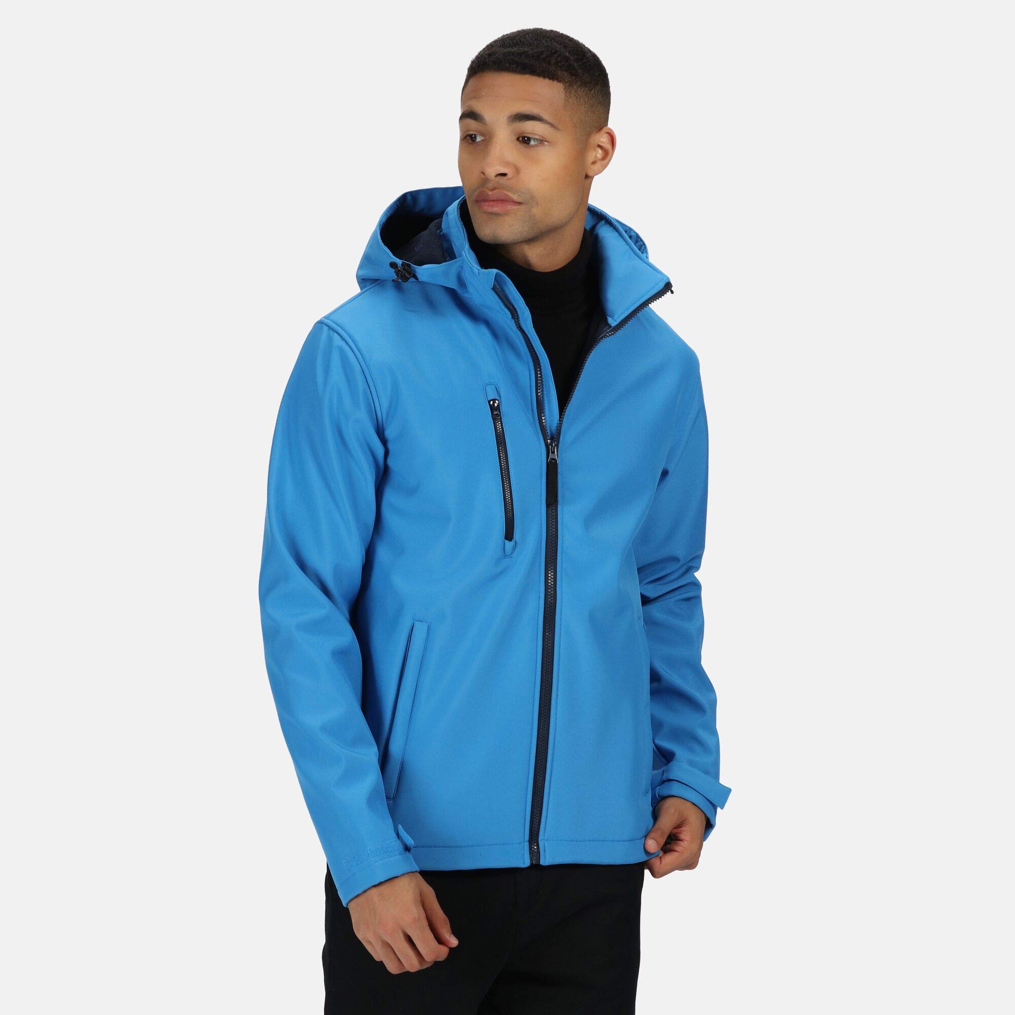 Regatta Professional Kurtka Mężczyźni Regatta Professional Men's Venturer 3 Layer Printable Hooded Softshell Jacket (1 w zestawie)