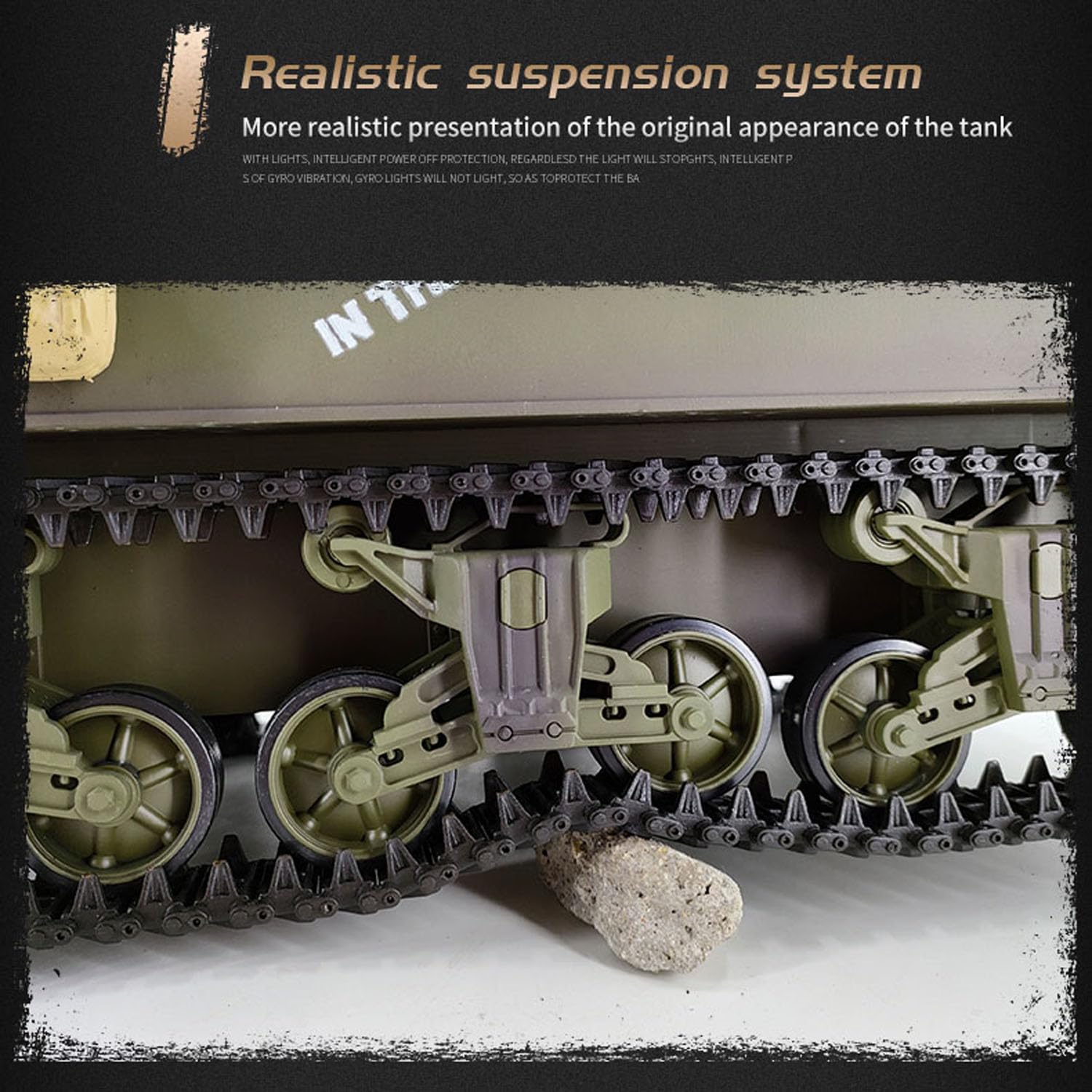 TOUCAN RC HOBBY Henglong 1/16 7.0 RC Tank M4A3 Sherman 3898 320° Torreta Barrel Recoil BB IR Smoking Steel Gearbox Battery 2.4G Radio
