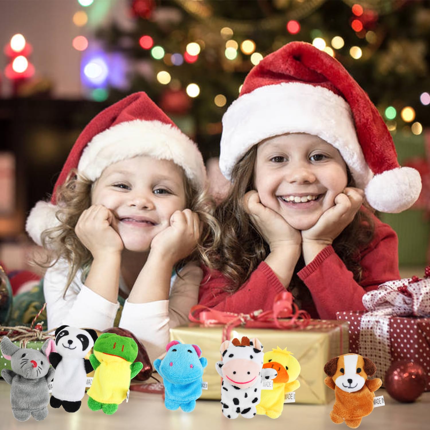 10 juguetes para dedos, títeres de peluche suave para niños, mini juguetes de peluche para niños y niñas, recuerdos de fiesta, tiempo de juego, escuelas 8