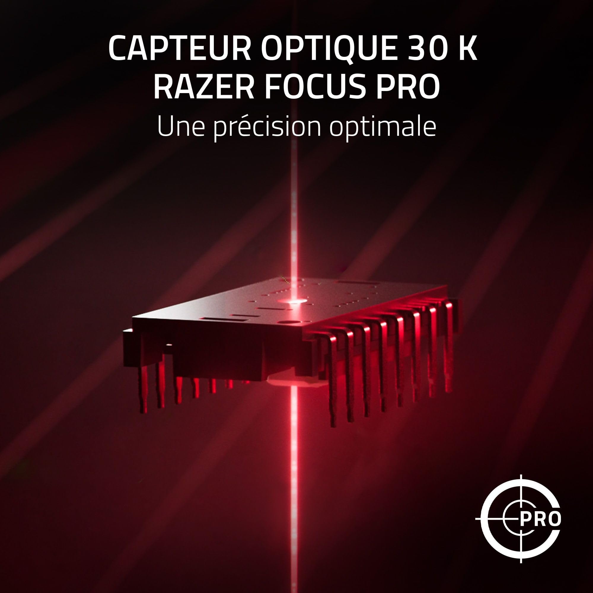Razer Viper V3 HyperSpeed - Souris sans fil pour l’Esport - Capteur optique 30K Focus Pro (Jusqu’à 280 Heures d’Autonomie, Switches Mécaniques de 2e gen, Polling Rate Réel de 4000 Hz) Noir