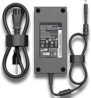 New 180W AC Charger Fit for Dell Dock WD19 K20A001 D6000 D6000S Docking Station Business Monitor Dock WD15 K17A001 Thunderbolt Dock WD19TB WD19TBS TB15 TB16 TB18DC K16A K16A001 Power Adapter Supply