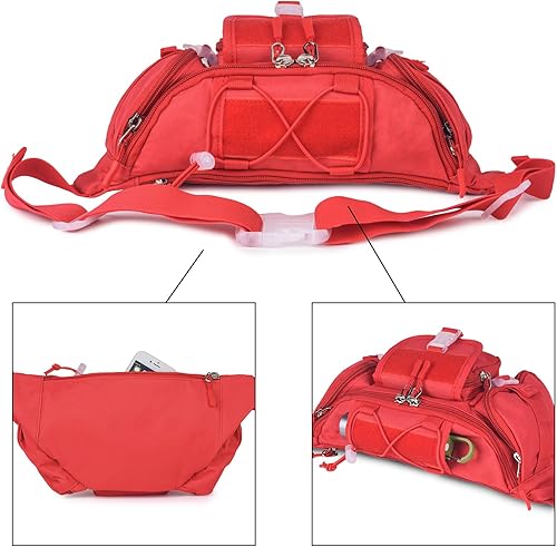 Miniatura 31 de ArcEnCiel resistente al agua Táctico Cinturón de cadera Cintura Pack Bolsa Fanny Militar Packs Bolsa para senderismo escalada al aire libre Bumbag