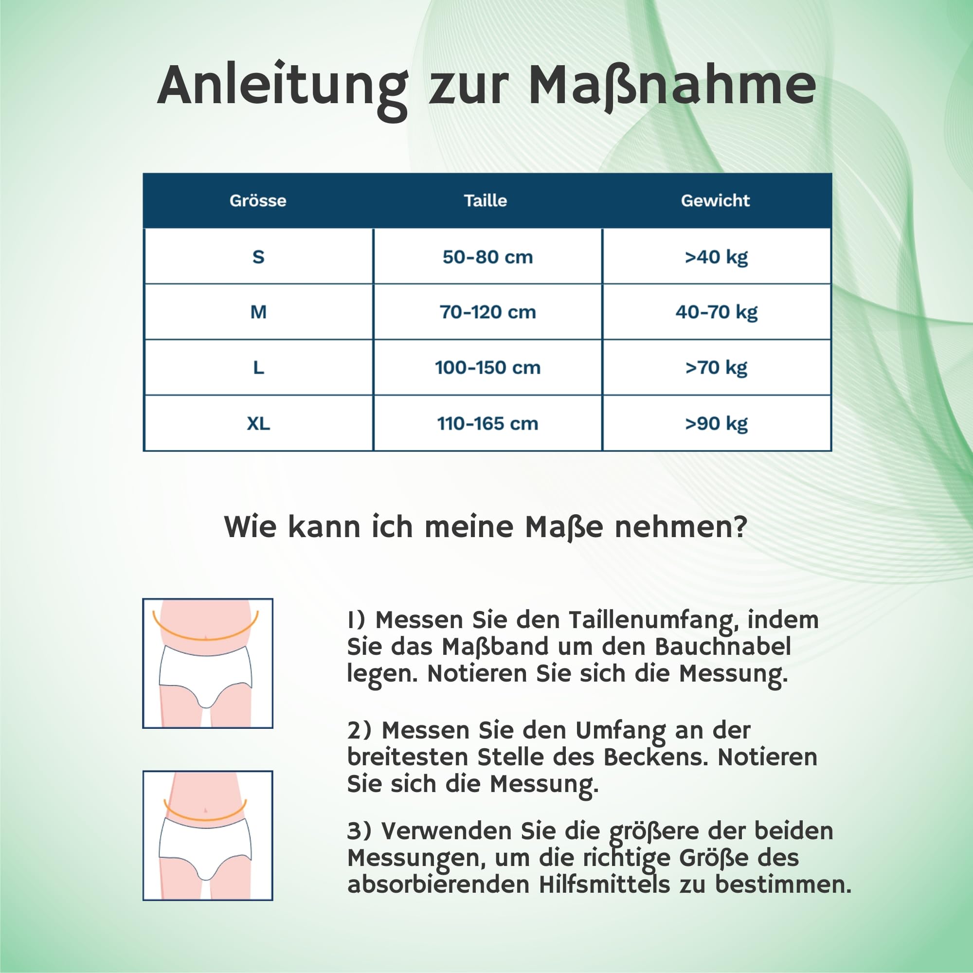 Absorbeo Pants EXTRA, Elastische 14 Stück, Absorbierende Windelhose für Mittlere Blasenschwäche, Absoluter Komfort, Totaler Schutz, Anti-Odour-System, Vollständig Atmungsaktiv, Unisex, Größe L