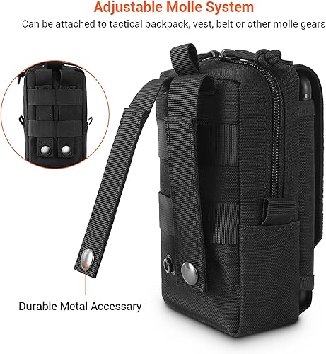 Miniatura 2 de Bolsa táctica Molle bolsa militar para hombres al aire libre bolsa de herramientas EDC bolsa de herramientas utilitario organizador chaleco paquete