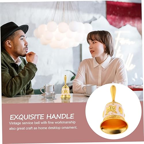 Miniatura 6 de Campanas de mano campanas de hotel vintage, campanas de plato, campanas de aleación de zinc, servicio al cliente, campanas de restaurante, campanas