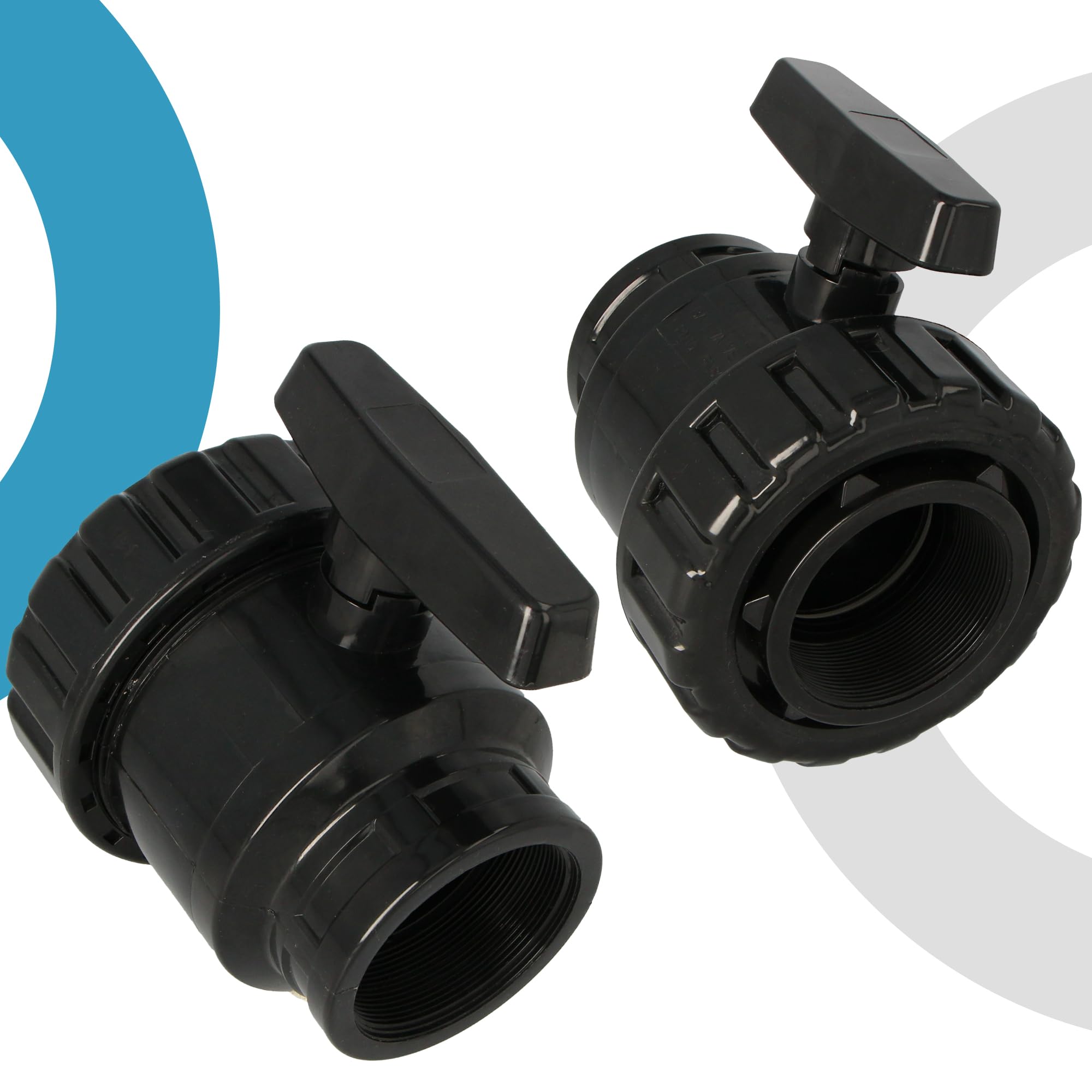 Instalguru PE-Rohr Absperrhahn Kugelhahn PN16 3"x3" IG Wassersysteme Garden Bewässerung Pe-Absperrventil Wasserregelventil Bewässerungsrohr-Kupplung PE-Schläuchen