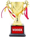 SUCHITA@ Winner Trophy/Award Winner Sport Trophy Trophy (6.5-Inch), Multicolor gallery image