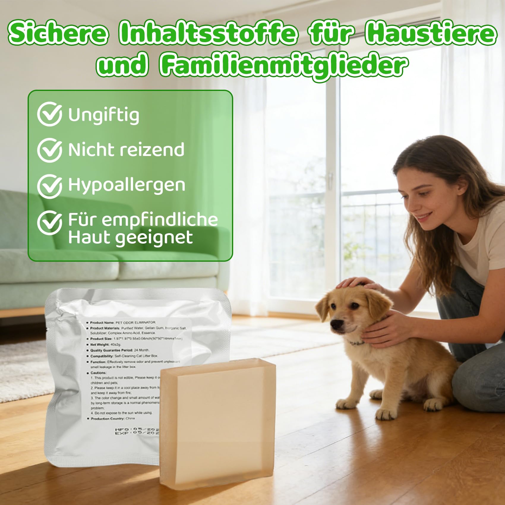 6 Stück N50 2.0 Geruchsvernichter für Petkit Pura Max/Max 2 | Geruchsentferner Pods | Neutralisiert Ammoniak (bis 95%) | Einfacher Wechsel, Langzeit-Frische
