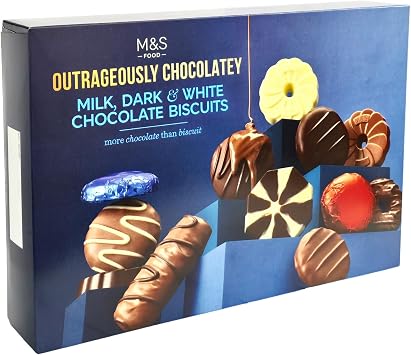 Premier Life Store Outrageously Chocolatey Biscuit Selection, More Than 50% Chocolate, Assorted Flavours, Vegetarian, 450g
