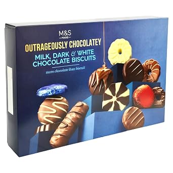 Premier Life Store M&S Outrageously Chocolatey Biscuit Selection 450g | More than 50% Chocolate, Outrageously Chocolatey,, Full Size