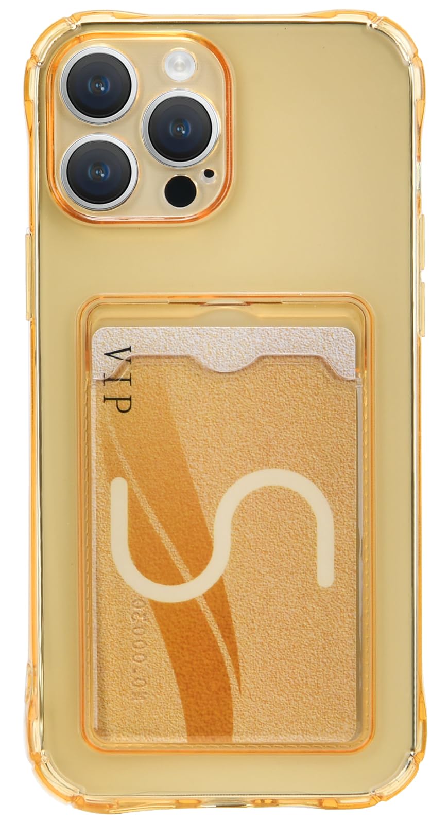 ADCOOG Designed for iPhone 12 Pro Case, Camera Lens Protection Ultra Slim TPU Cover Anti Fingerprint Anti Scratch Case-Golden