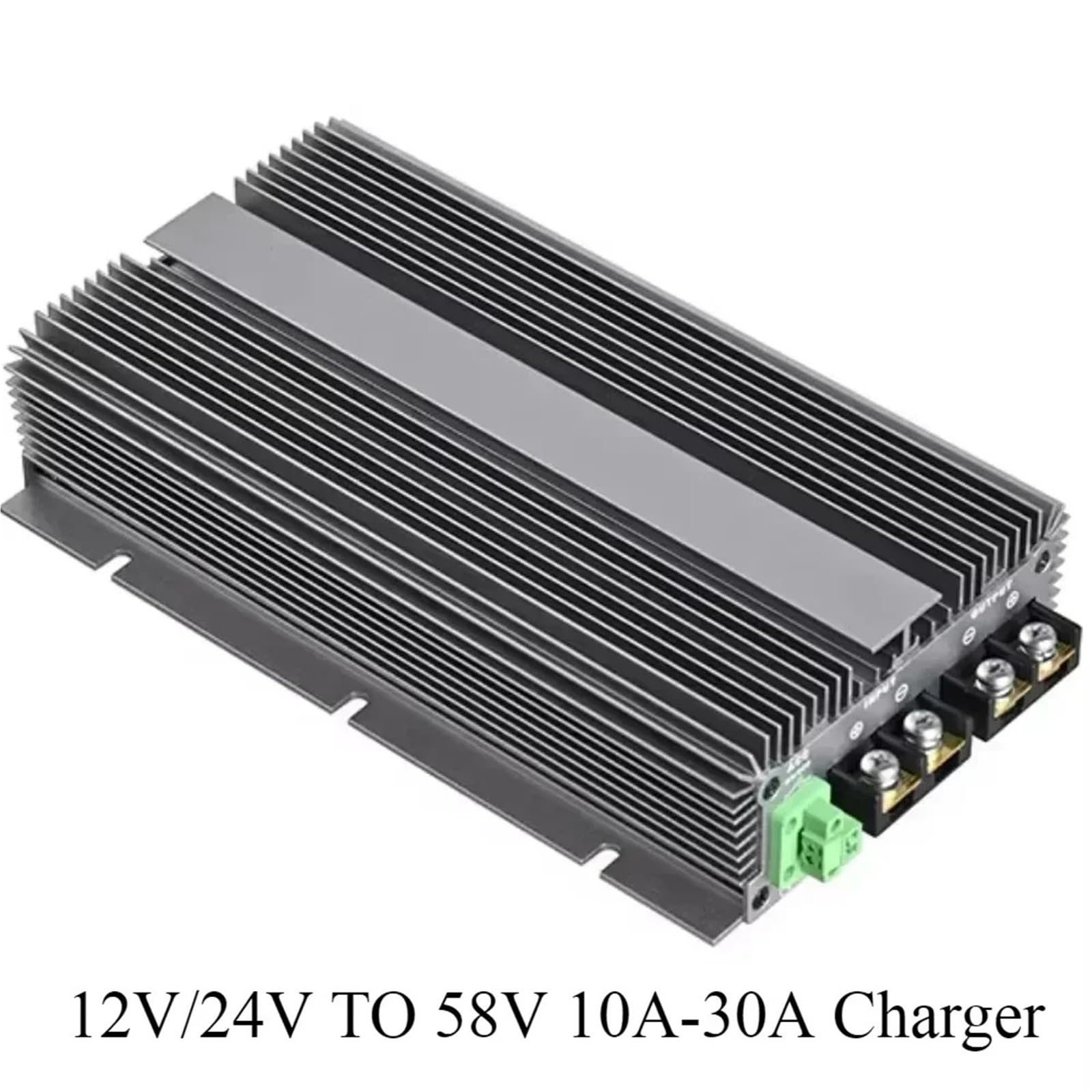 Przetwornica napięcia 12 V/24 V na 58 V 10 A-30 A, ładowarka do akumulatora pomocniczego 48 V Life-Po4 RV(12V24V-58V20ACharger)