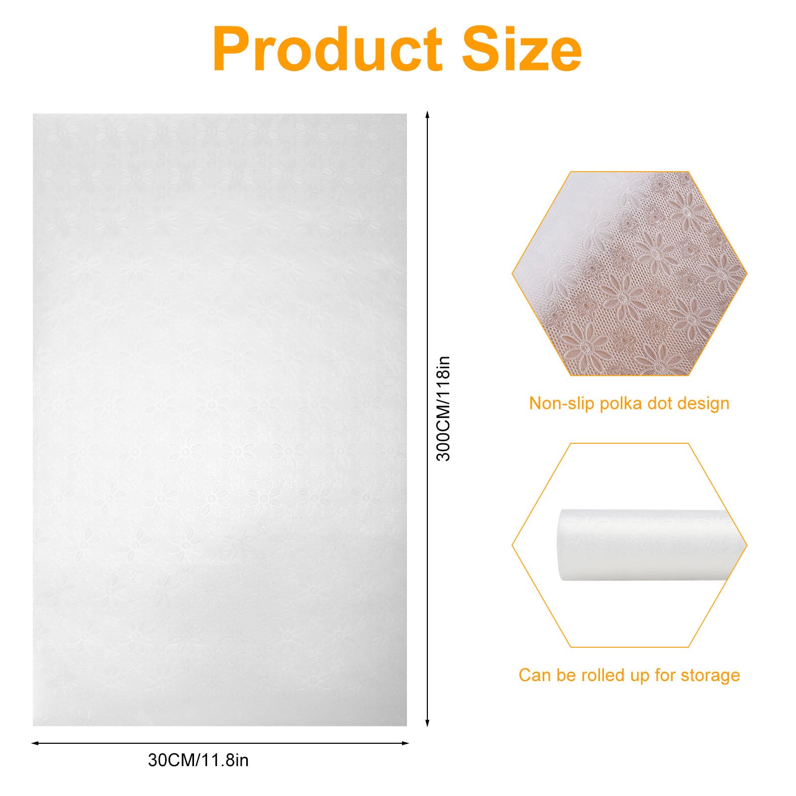 Tappetini Per Frigorifero Antibatterici - 10 Pezzi 30x40cm In EVA, Impermeabili E Tagliabili - Foto 5