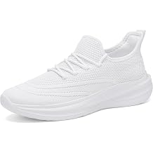 VAMJAM Mens Running Shoes Slip On Walking Shoes Non Slip Lightweight Workout Breathable Gym Sneakers Fashion Mesh Sneakers