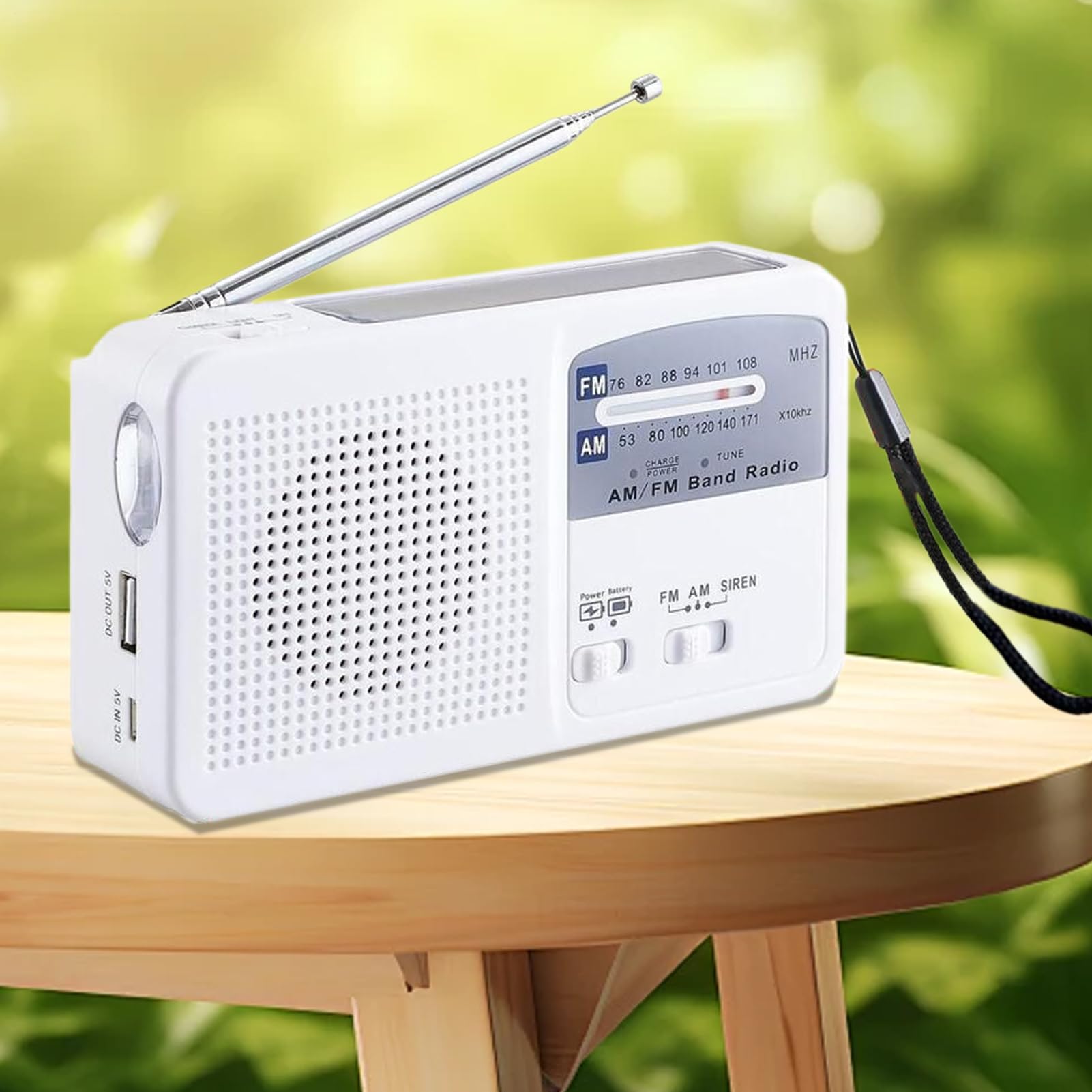 Radio Solarne Wodoodporne Radio Turystyczne