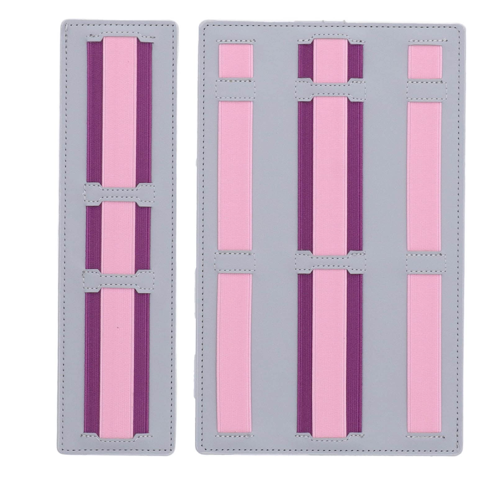 SIXRUN Organizzatore Elettronico Portatile Organizzatore Elettronico Pieghevole in Pelle PU 26 X 16 Cm Adesivo Tech Storage per Cavo Mouse Caricatore per Laptop Tablet Ufficio Viaggio Studio (PINK)
