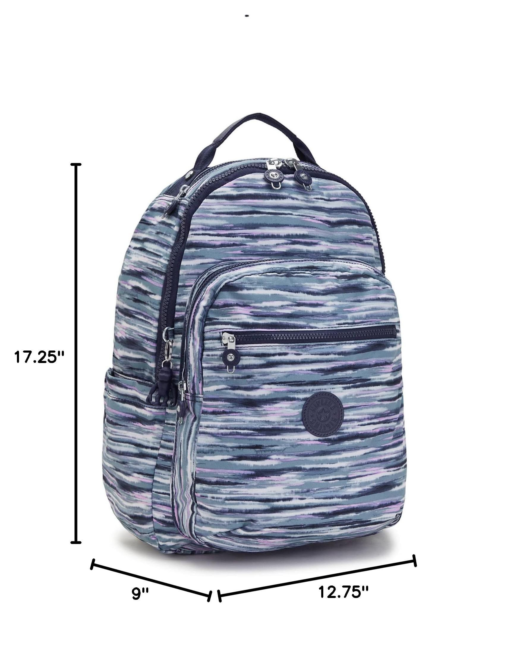 Kipling Women's Seoul 15 Laptop Backpack, Durable, Roomy with Padded Shoulder Straps, Nylon School Bag