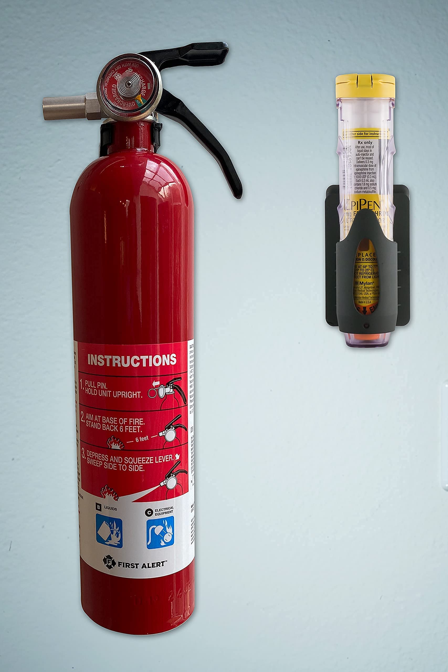 ResQMate Allergy & Epinephrine Home Emergency Kit Epipen Carrier