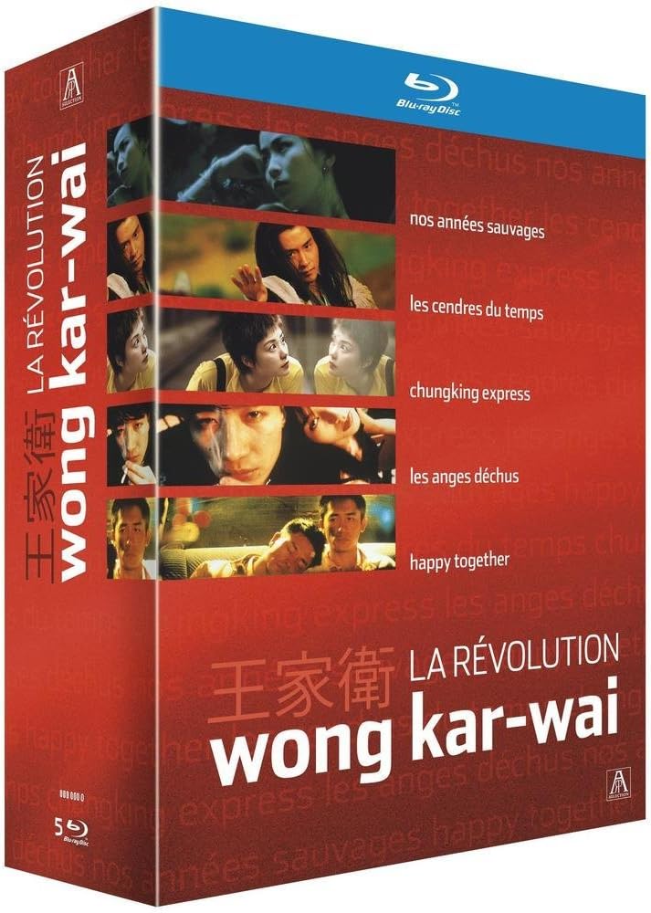 Coffret La Révolution Wong Kar-wai - Nos années sauvages + Les cendres du temps + Chungking Express + Les anges déchus + Happy Together [Blu-ray]