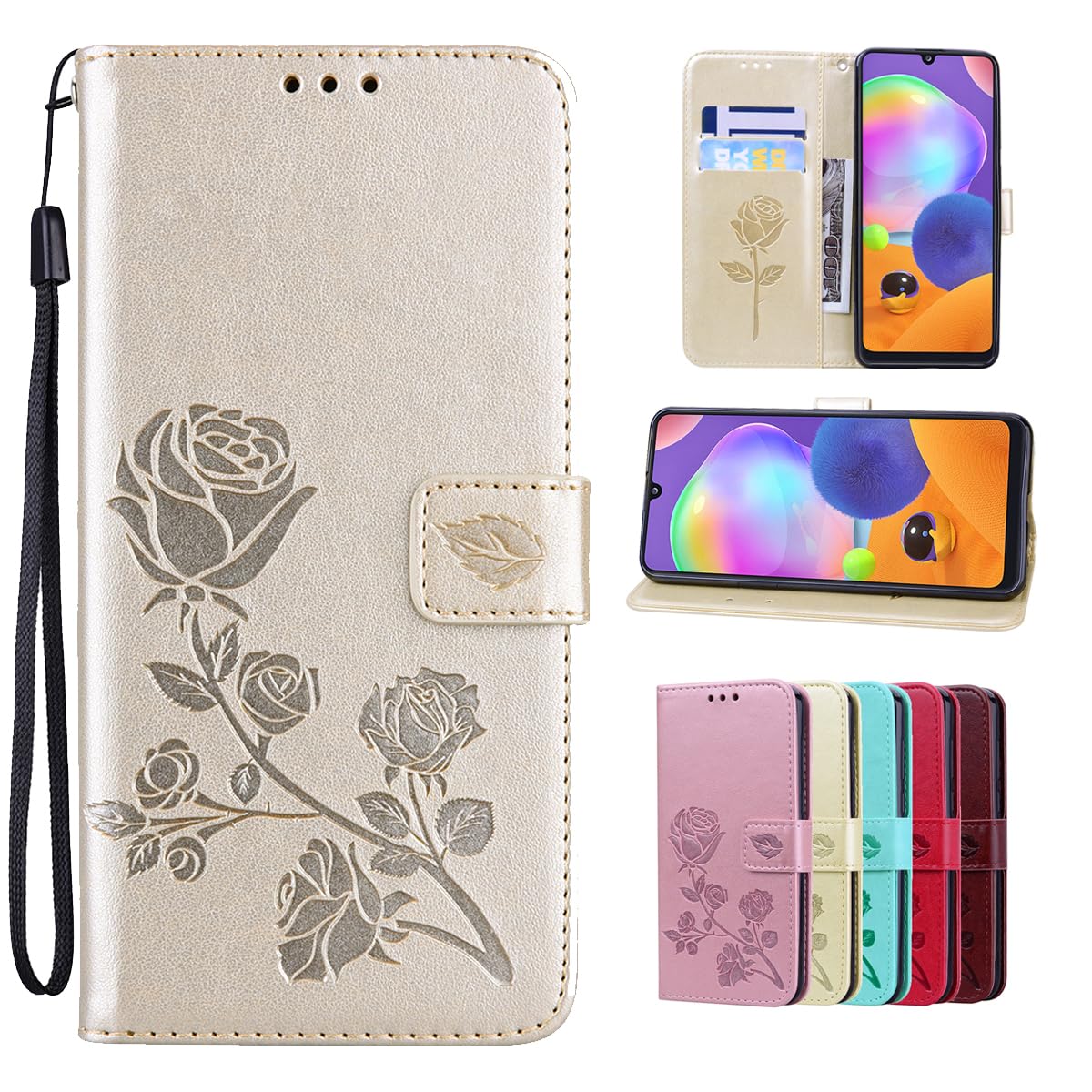 Compatible with Huawei Y7 (2018) L01 Cover,Compatible with Huawei Y7 Prime (2018) L21 / Nova 2 Lite L21 Flip Stand Card Slot Magnetic Closure Jin