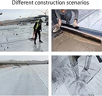 Vista 6 de Fieltro autoadhesivo para techos, cinta de reparación de tejas de techo de asfalto, rollo protector de techo, cinta intermitente para techos