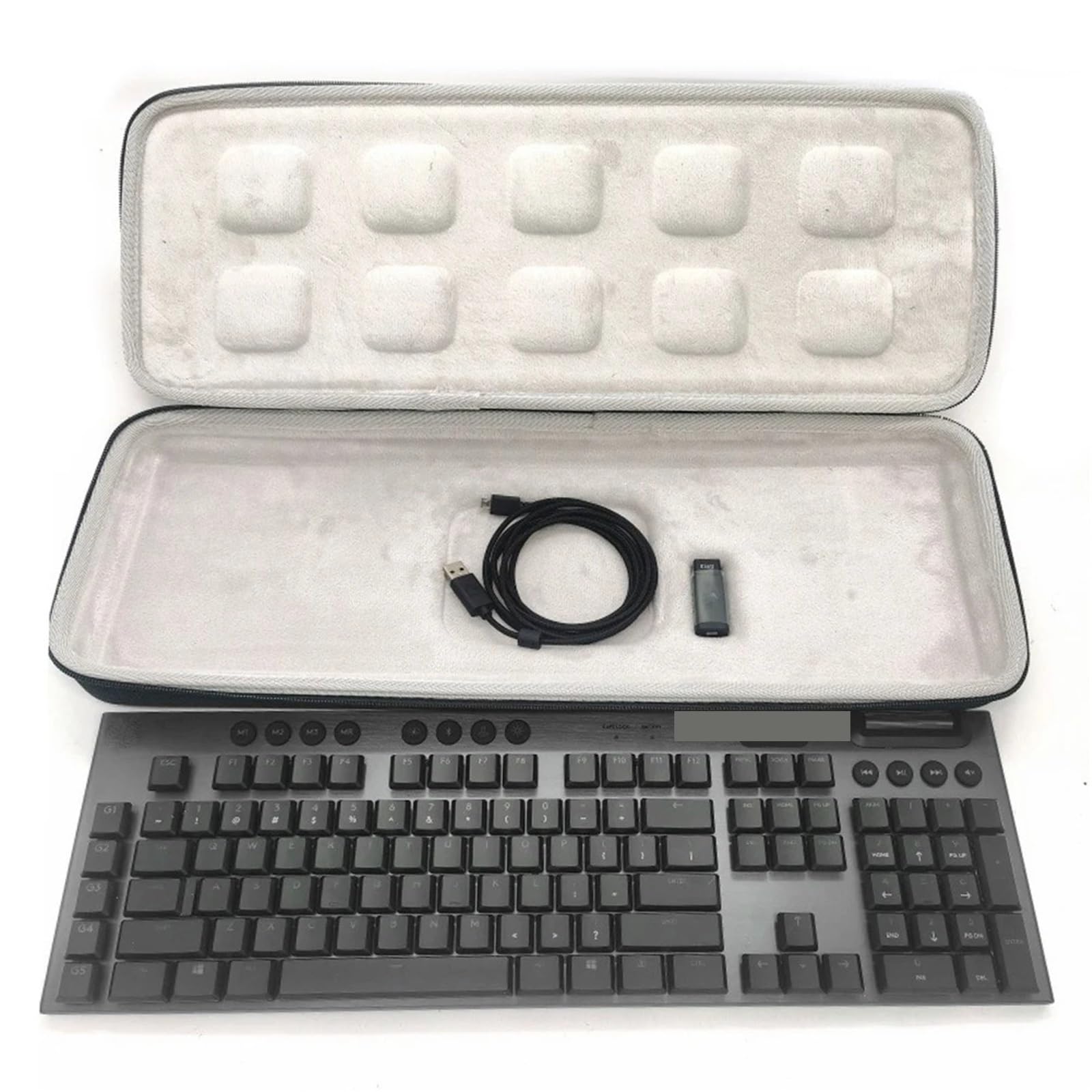 Funda Para Teclado Funda for teclado, carcasa dura portátil for inalámbrico, funda organizadora for(L)