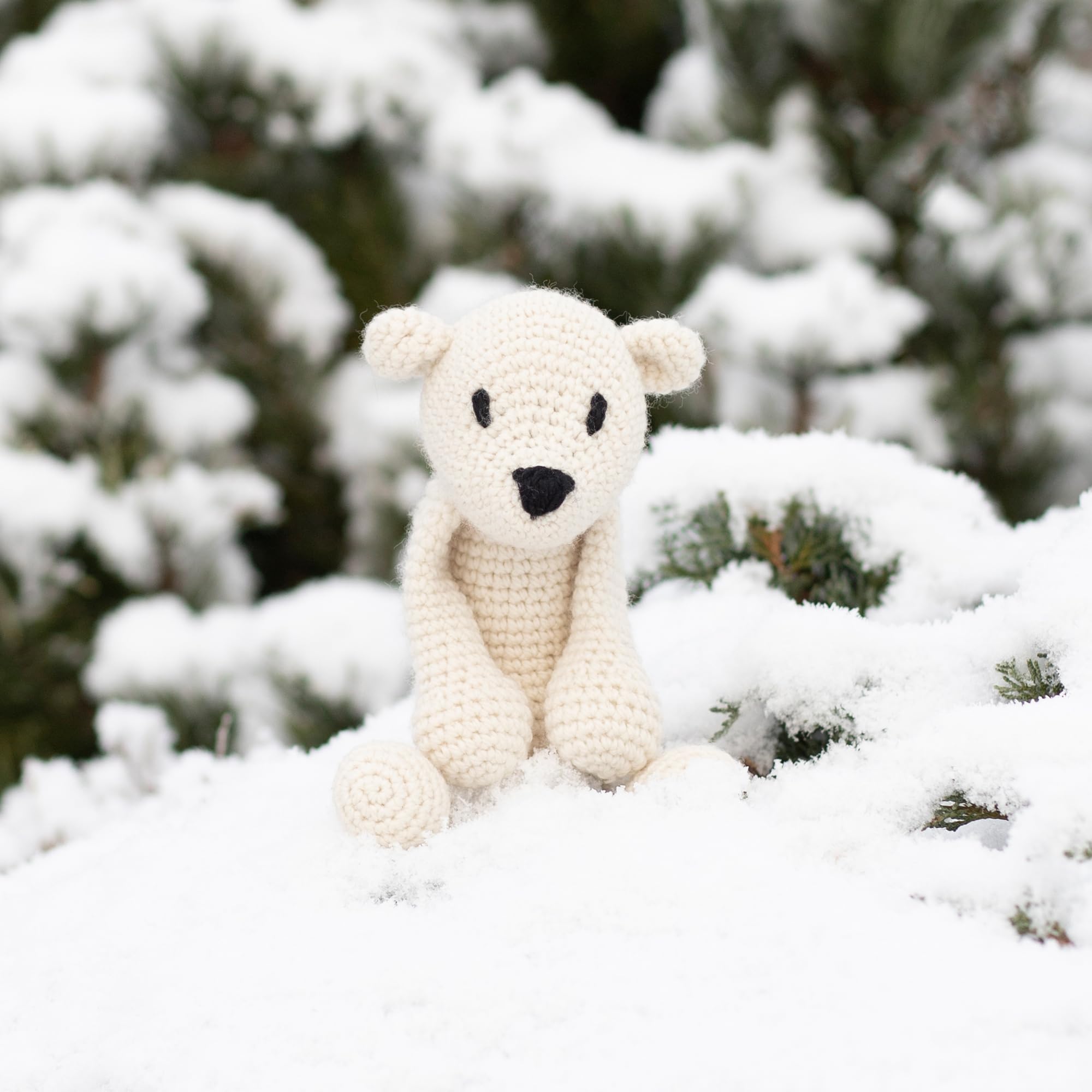 TOFT | Edwards Menagerie | Piotr The Polar Bear Crochet Kit