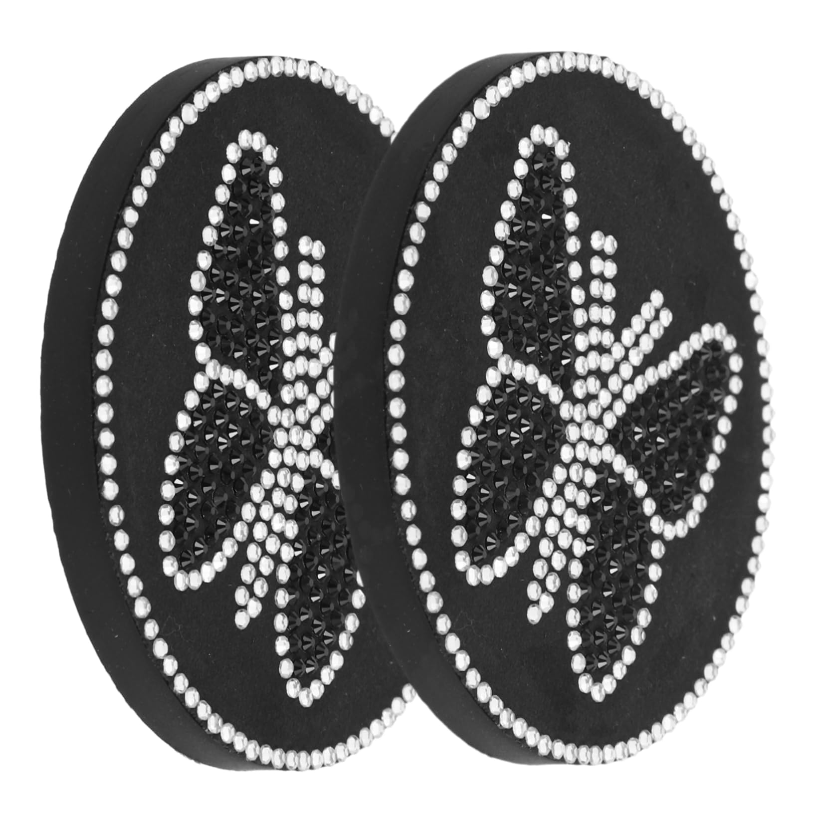 ABOOFAN 2pcs Automotive Universal Car Coasters Tea Coasters Holder Inserts Non-Slip Vehicle Mats