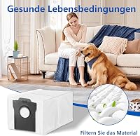 howekuze 10 db porszívó porzsák Dreame L40s Pro Ultra/L10s Ultra/X40/X50/L10 robotporszívóhoz 6