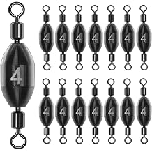 Fishing Weights Swivel Bullet Sinkers Brass Fishing Weights