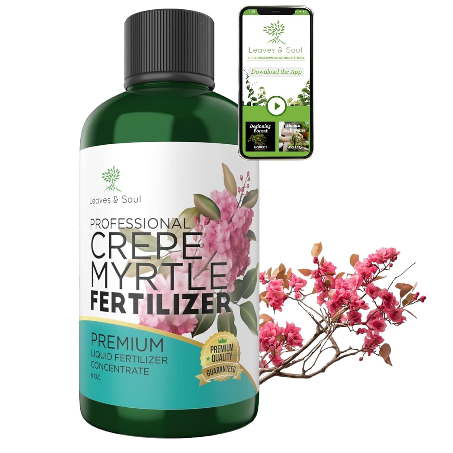 Leaves and Soul Crepe Myrtle Professional Liquid Fertilizer - Complete ...
