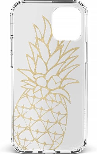 Miniatura 5 de Casely Funda para iPhone 11  Carcasa rígida transparente de piña dorada brillante