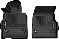 Husky Liners Weatherbeater Floor Mats for 2020-2026 Chevy Corvette C8 - Front Row Black 2pc, Laser-Fit Lifetime Protection