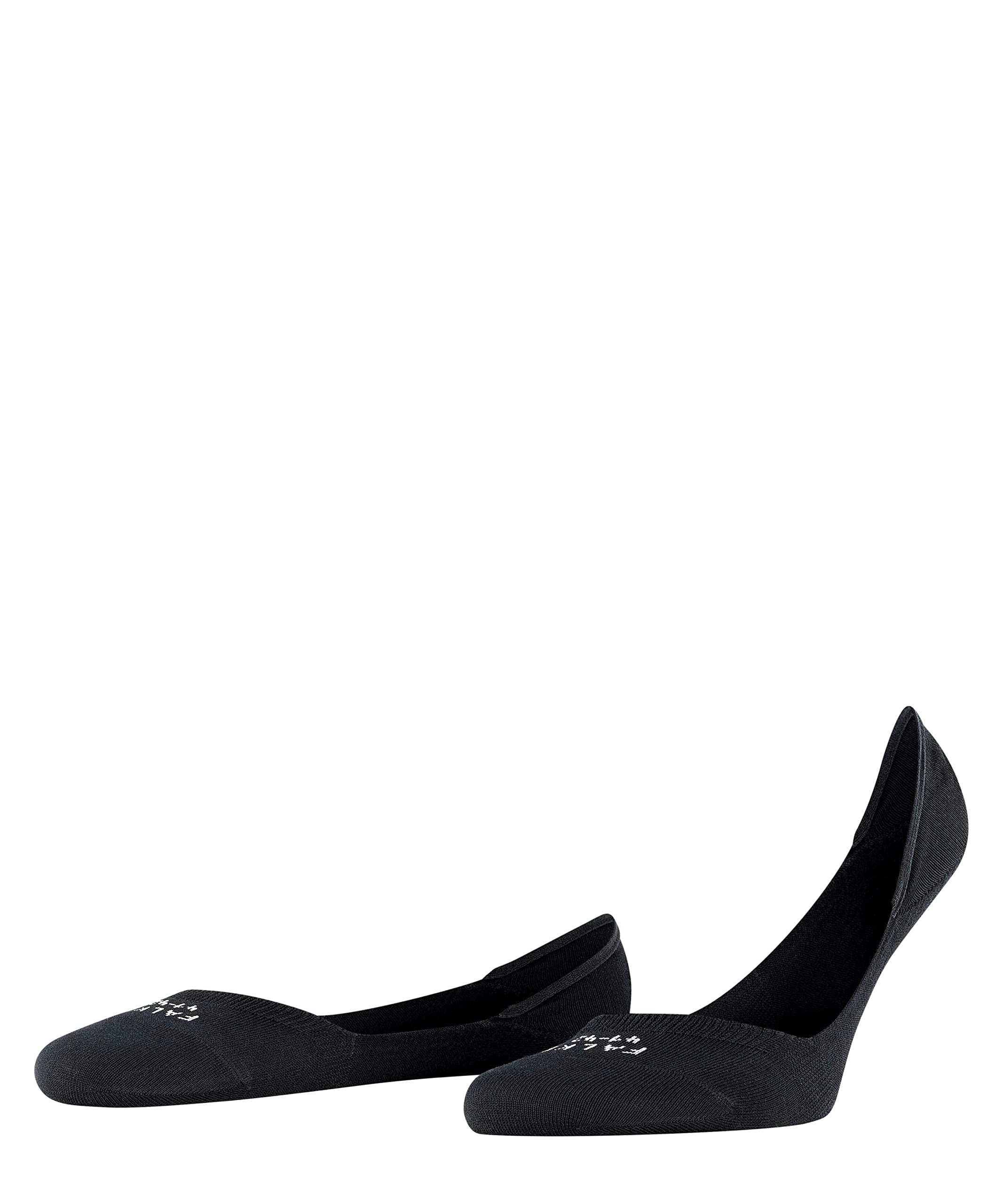 FALKE Men's Cool 24/7 M In Cotton No-Show Plain 1 Pair Liner Socks, Black 3000, 8.5-9.5