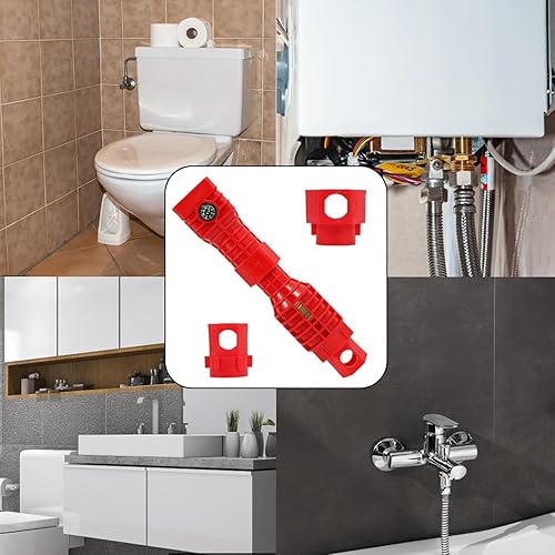 Miniatura 5 de Llave de lavabo, 24 en 1, instalador de grifo y fregadero, multiherramienta, llave de fontanería multiusos, llave de fregadero, llave de plomería