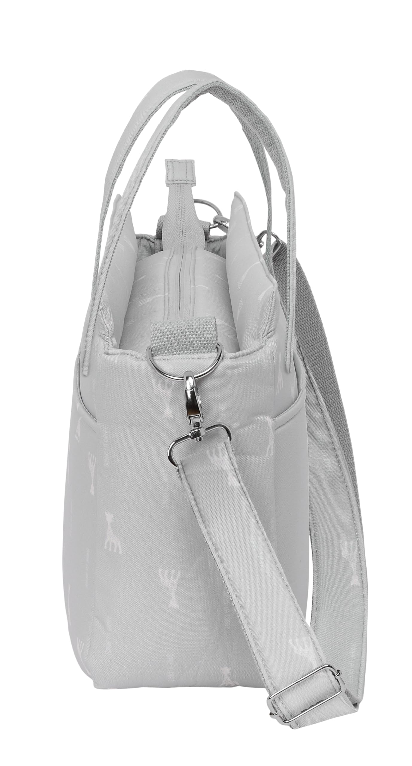 Safta Sophie LA Girafe Mum - Bolso Adaptable a Carrito de Bebé, Bolso de Bebé, Cómodo y Versátil, Calidad y Resistencia, 46x15x26 cm, Color Gris Piedra