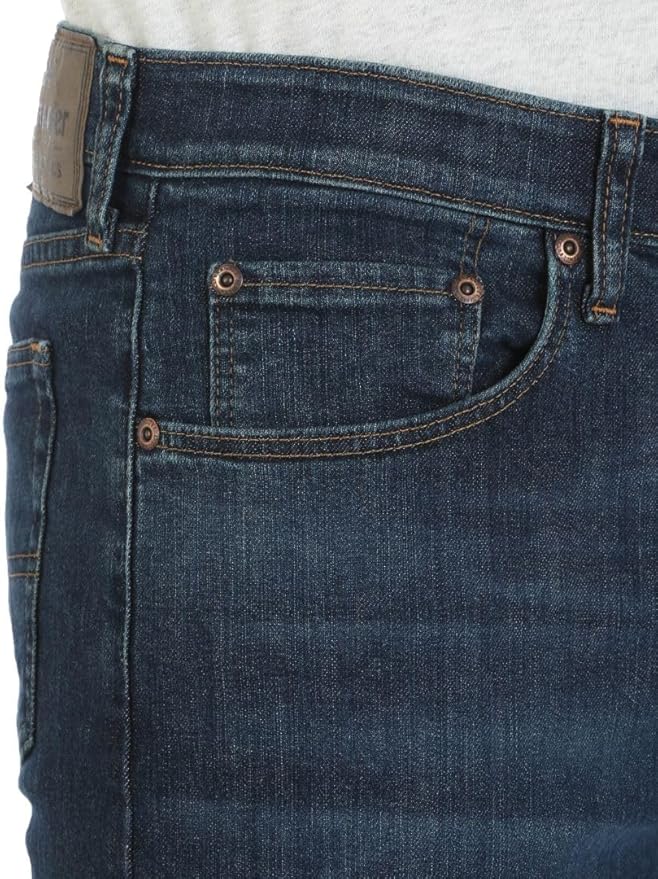 Wrangler Authentics Mens Comfort Flex Waist Relaxed Fit Jean